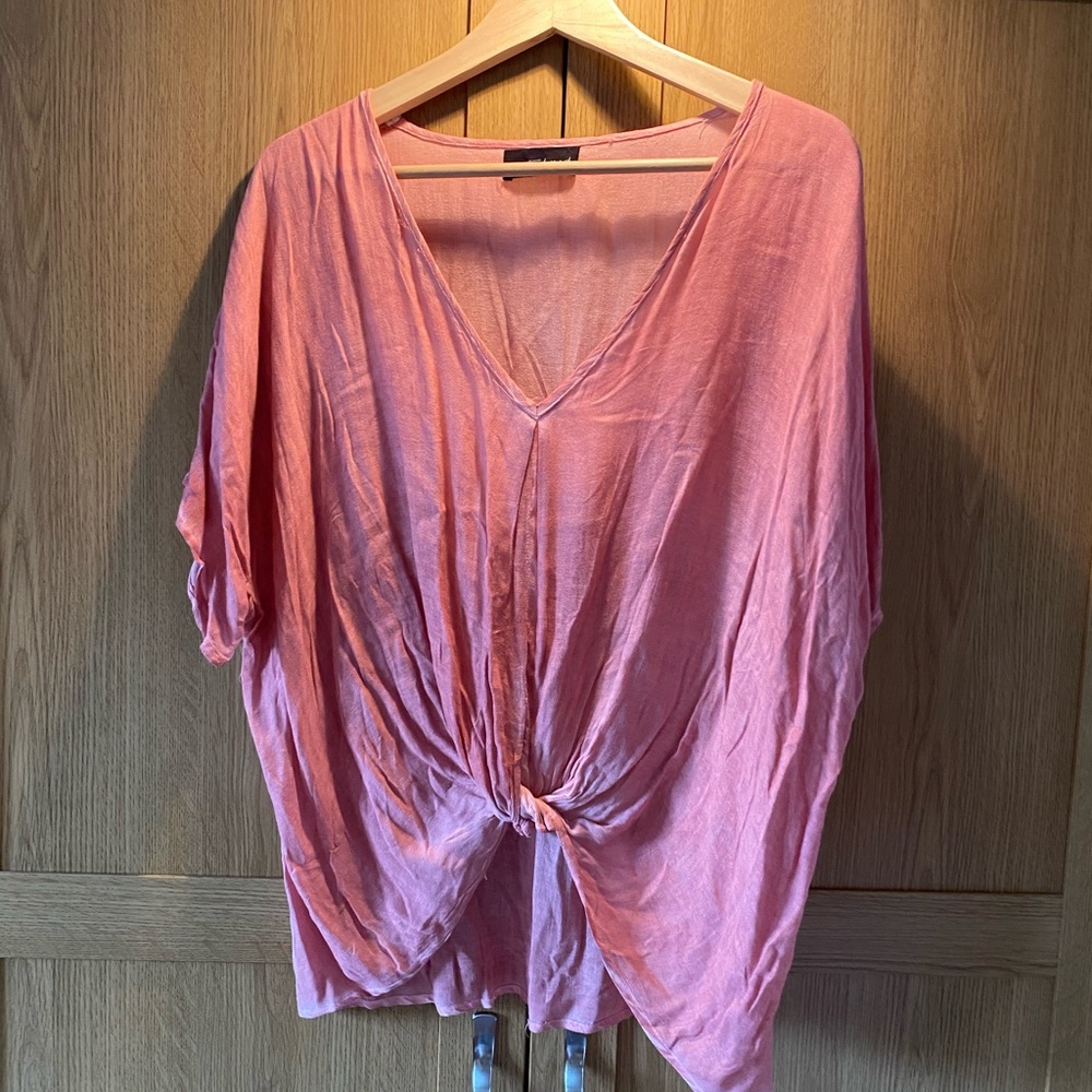 Mustard Seed Coral Blouse